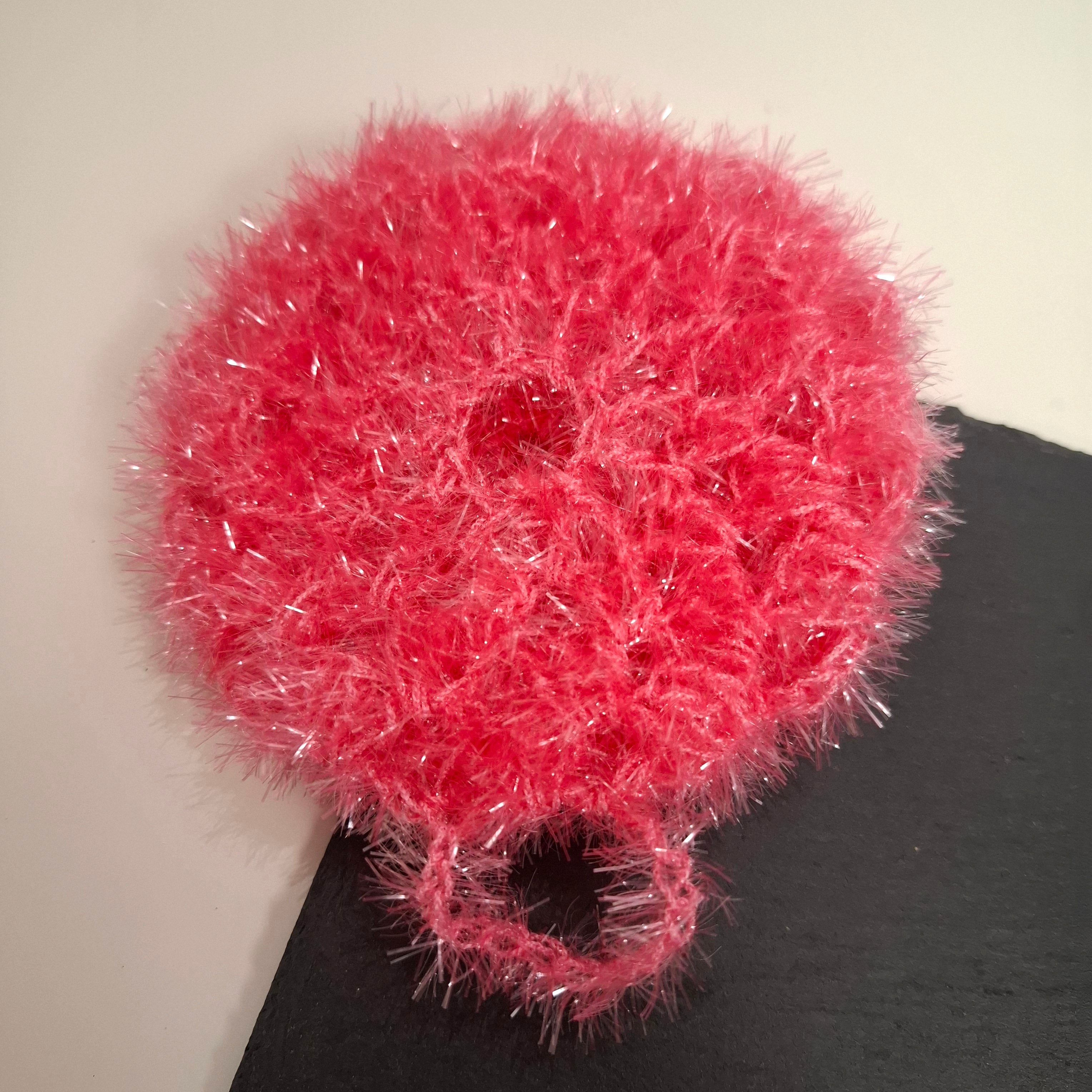 Eponge exfoliante en crochet - Douche/Vaisselle