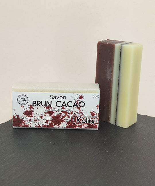 Savon BRUN CACAO - Beurre de Cacao