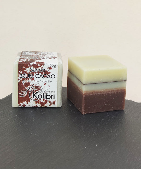 Savon BRUN CACAO - Beurre de Cacao