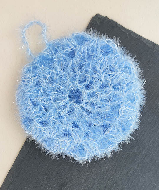 Eponge exfoliante en crochet - Douche/Vaisselle