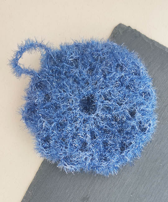 Eponge exfoliante en crochet - Douche/Vaisselle