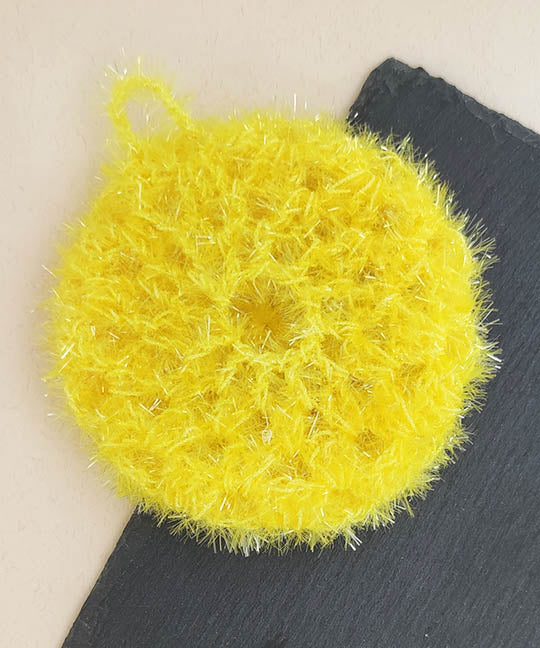 Eponge exfoliante en crochet - Douche/Vaisselle