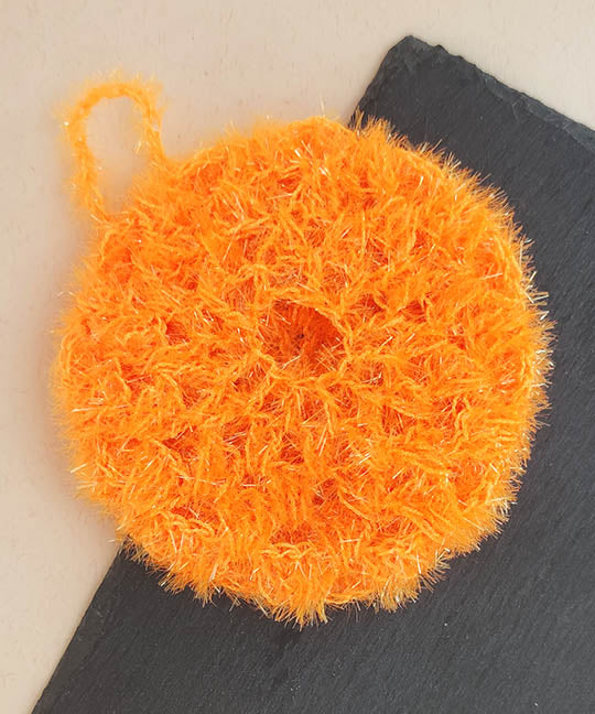 Eponge exfoliante en crochet - Douche/Vaisselle