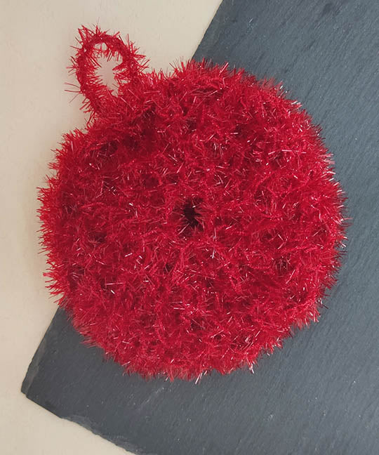 Eponge exfoliante en crochet - Douche/Vaisselle