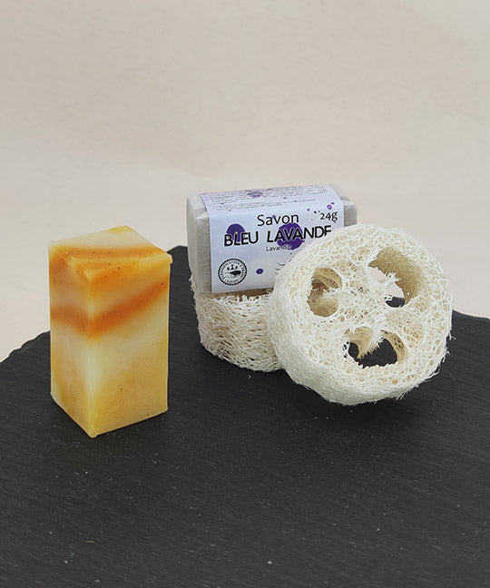 Porte-Savon végétal en Loofah