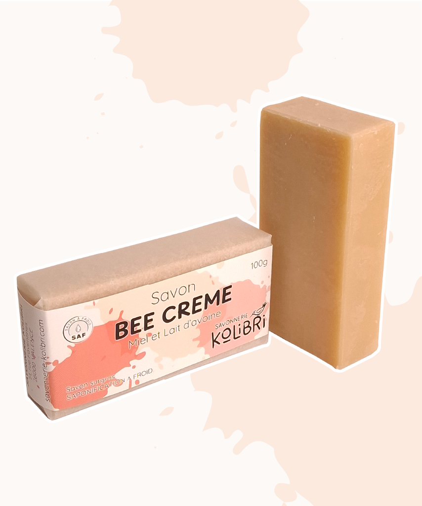 Savon BEE CREME - Miel et Lait d'avoine