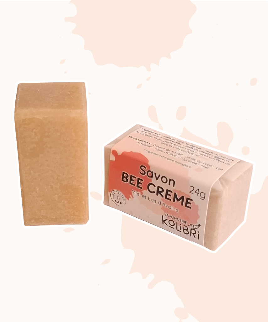 Savon BEE CREME - Miel et Lait d'avoine