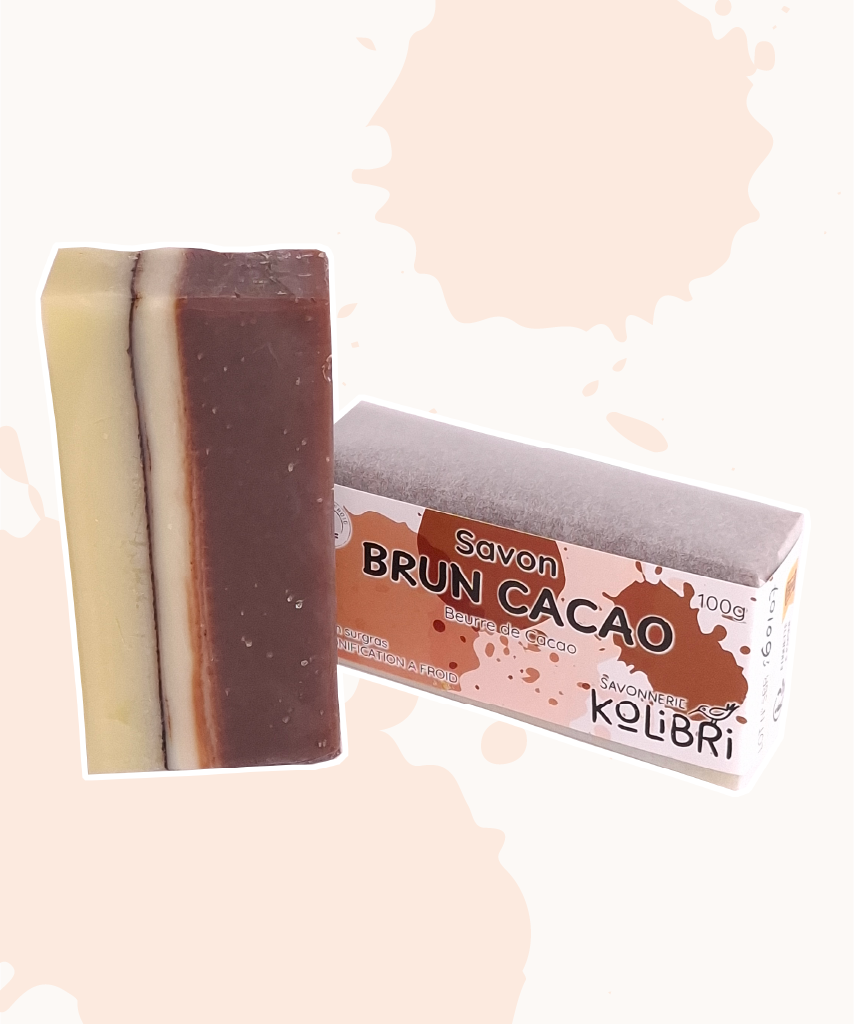 Savon BRUN CACAO - Beurre de Cacao
