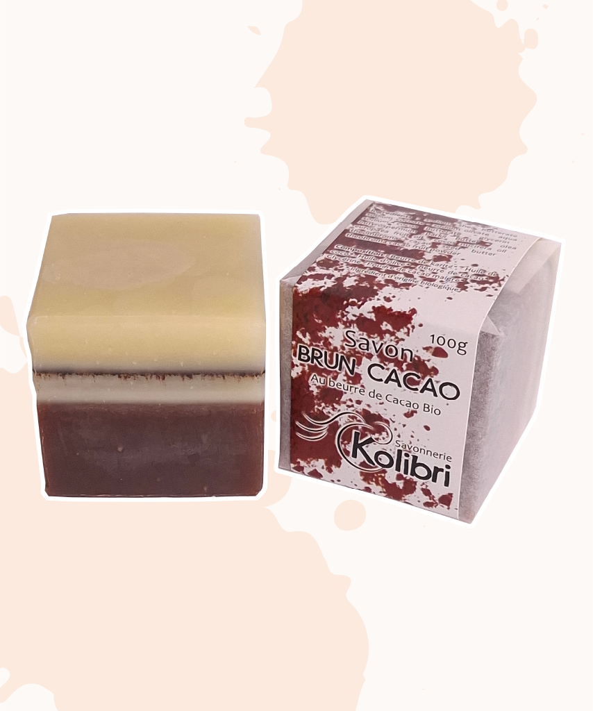 Savon BRUN CACAO - Beurre de Cacao