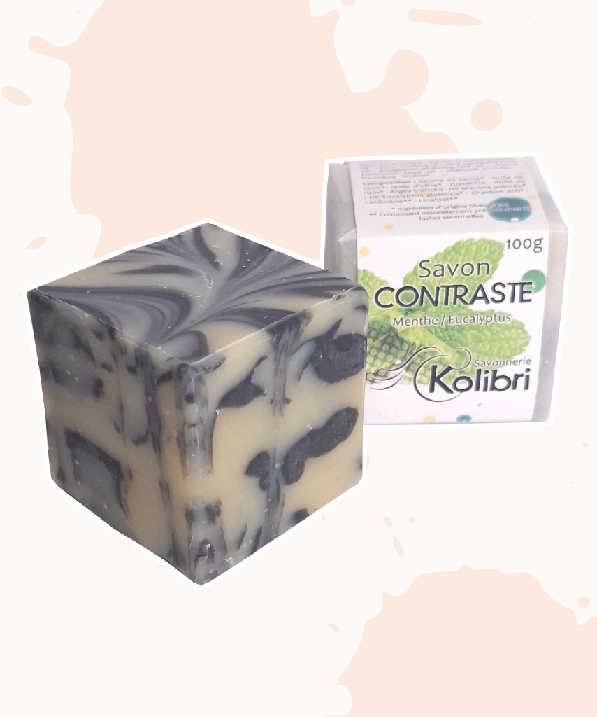 Savon CONTRASTE - Menthe et Eucalyptus