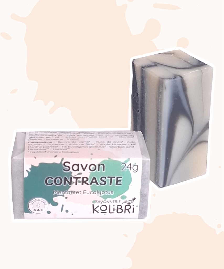Savon CONTRASTE - Menthe et Eucalyptus