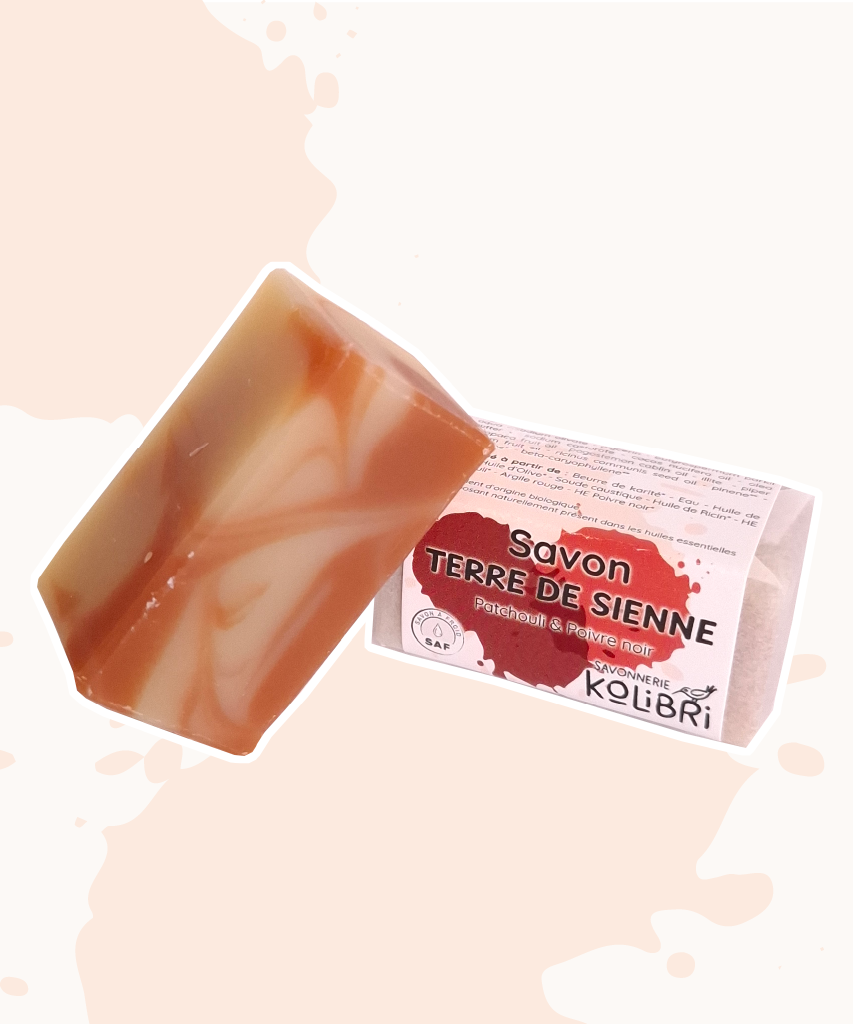Savon TERRE DE SIENNE - Patchouli & Poivre noir